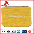 Brushed Gold ACP / ACM aluminum construction materials